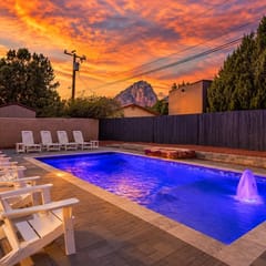 Luxury Sedona Home w/ Pool & Spa/Views/Park Access