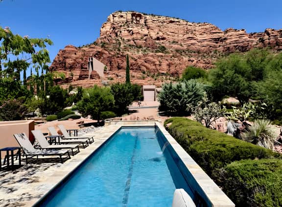 Pool!  Red Rock & Chapel Views! Hot Tub.  EV Charger.