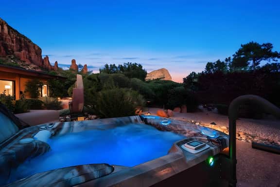 Pool!  Red Rock & Chapel Views! Hot Tub.  EV Charger.