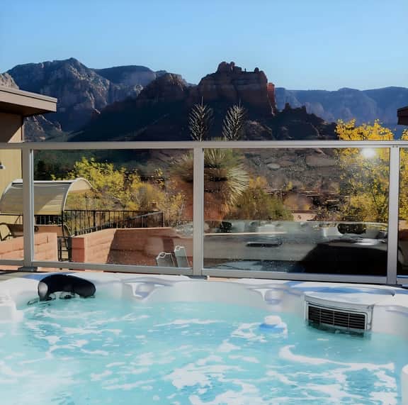 Stunning Views! Uptown Home w/ Hot Tub/Gym/Firepit
