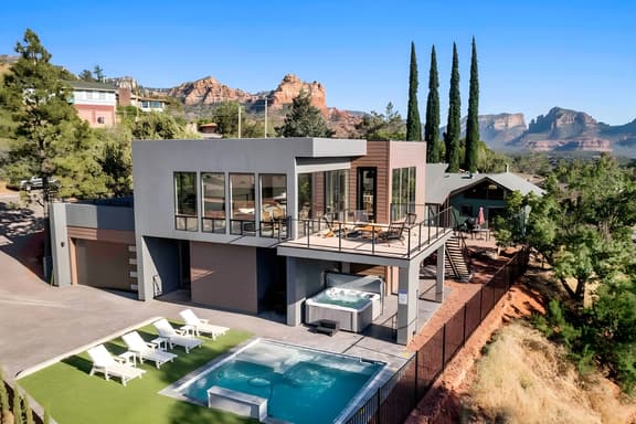 Ultimate Uptown Home w/ Epic Views & Heated Pool/HotTub